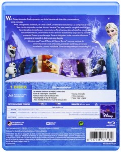 Frozen El reino del hielo Blu-ray contraportada