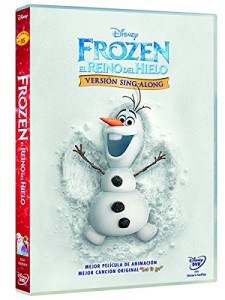 Portada DVD Frozen el reino de hielo Sing Along