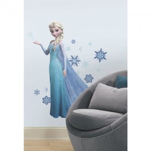 Frozen pegatina gigante de pared Elsa