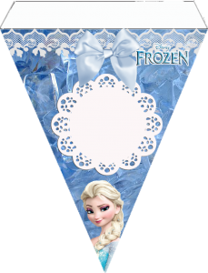 Banderin Elsa - Todo Frozen