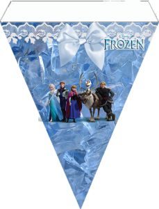 Banderin Frozen - Todo Frozen