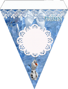 Banderin Olaf - Todo Frozen