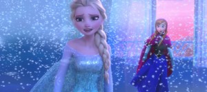 Escena pelicula Frozen castillo Elsa