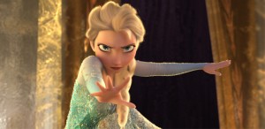 escena pelicula Frozen magia Elsa