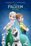 Elsa, Anna y Olaf en la portada de Frozen Fever